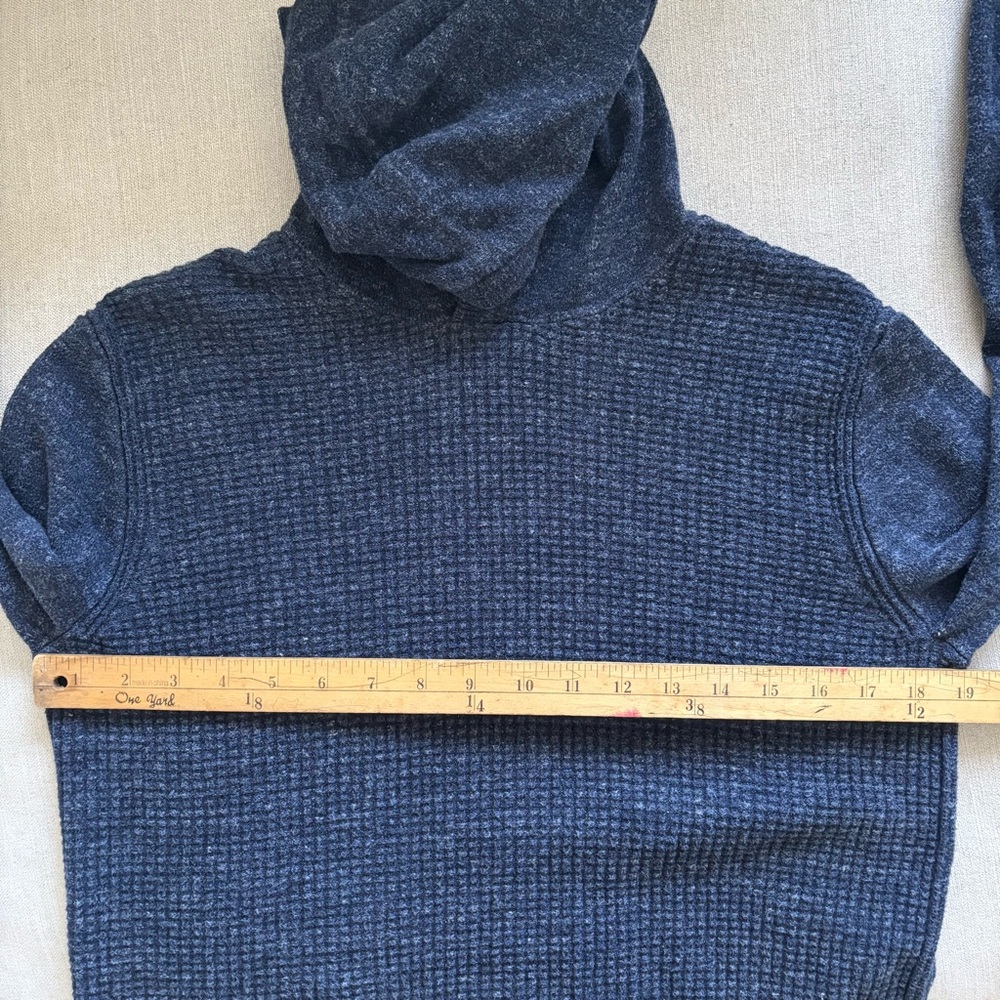 Gap Cozy Knit Navy Hoodie Sweater Size XS - Picture 13 of 14